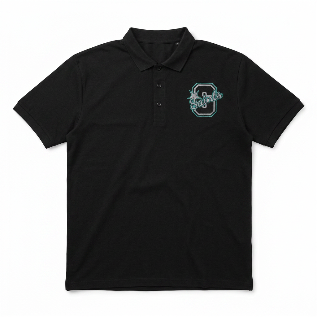 Saints Dads Polo front
