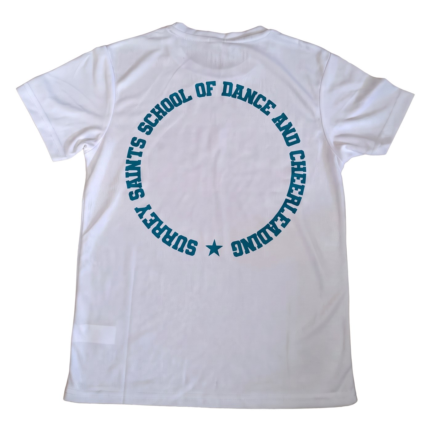 White Training Tee back
